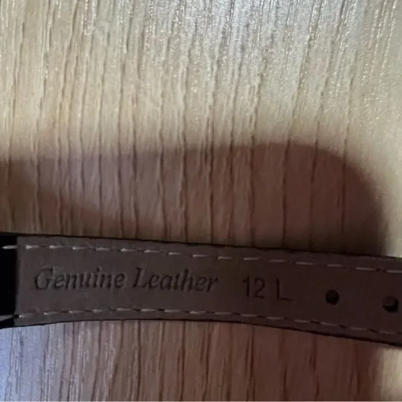 Dakota Wrist Watch Rectangle Black Leather Band Classic - Picture 5 of 5